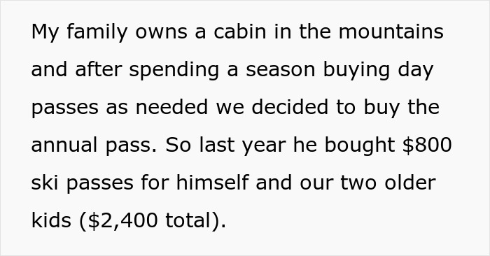 Woman Panics After Partner Who Makes 5x Her Salary Leaves Her Son Without A Ski Pass Woman Panics After Partner Who Makes 5x Her Salary Leaves Her Son Without A Ski Pass