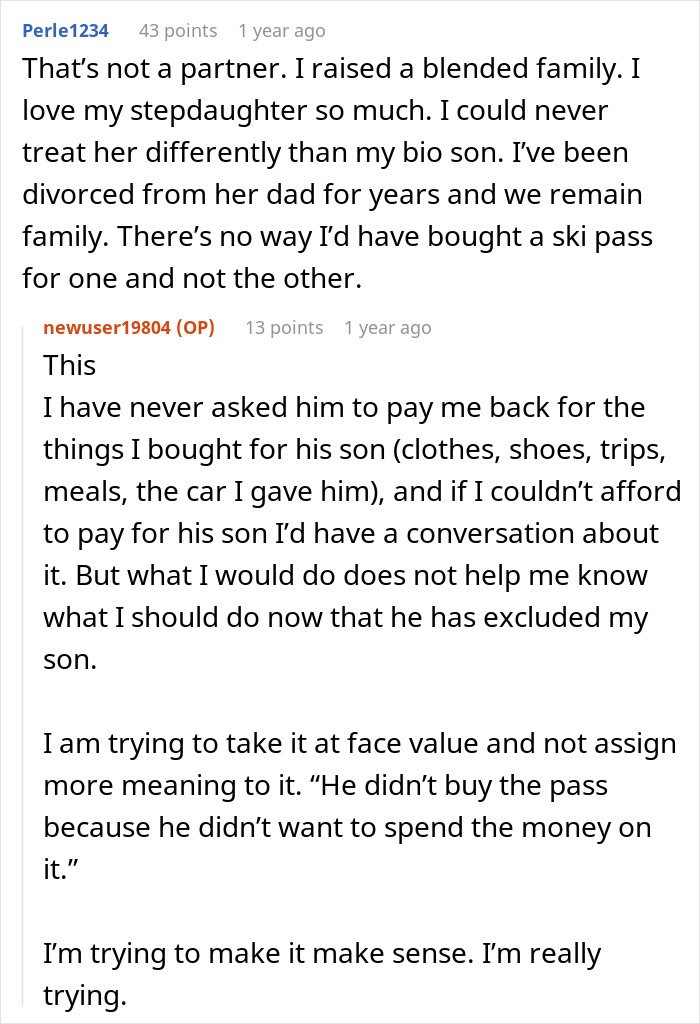 Woman Panics After Partner Who Makes 5x Her Salary Leaves Her Son Without A Ski Pass Woman Panics After Partner Who Makes 5x Her Salary Leaves Her Son Without A Ski Pass