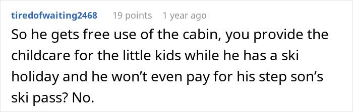 Woman Panics After Partner Who Makes 5x Her Salary Leaves Her Son Without A Ski Pass Woman Panics After Partner Who Makes 5x Her Salary Leaves Her Son Without A Ski Pass