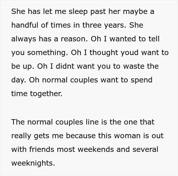 Woman Keeps Waking Up BF As Soon As She Wakes Up Because That’s What “Normal” Couples Do Woman Keeps Waking Up BF As Soon As She Wakes Up Because That’s What “Normal” Couples Do