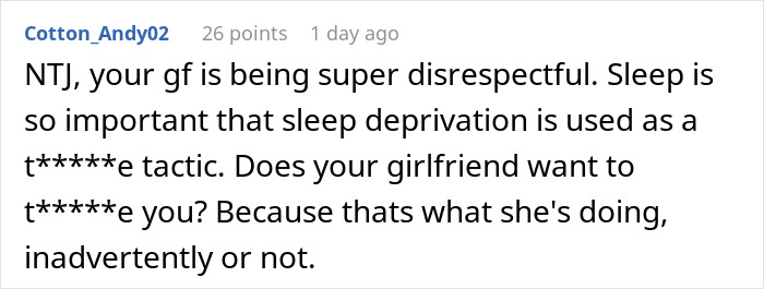 Woman Keeps Waking Up BF As Soon As She Wakes Up Because That’s What “Normal” Couples Do Woman Keeps Waking Up BF As Soon As She Wakes Up Because That’s What “Normal” Couples Do