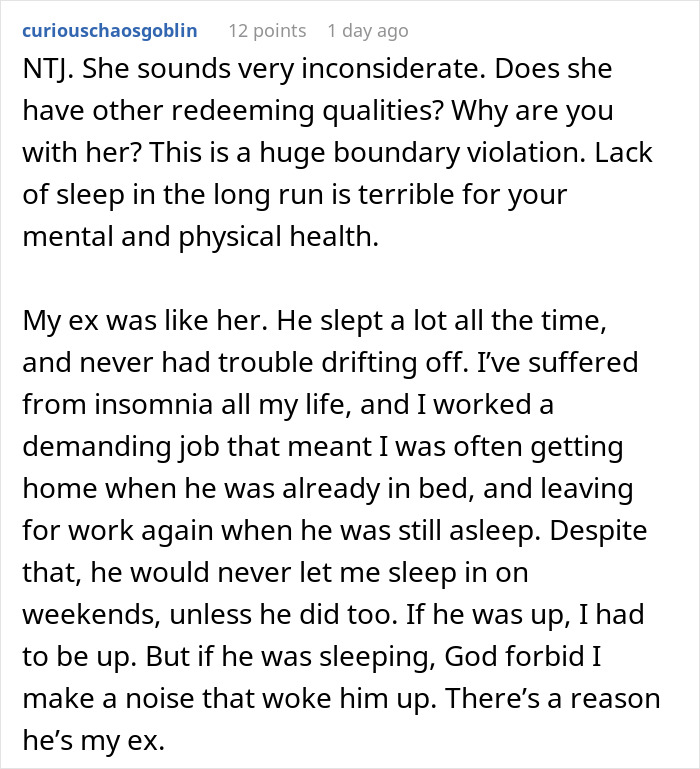 Woman Keeps Waking Up BF As Soon As She Wakes Up Because That’s What “Normal” Couples Do Woman Keeps Waking Up BF As Soon As She Wakes Up Because That’s What “Normal” Couples Do