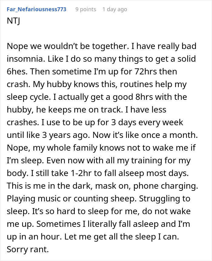 Woman Keeps Waking Up BF As Soon As She Wakes Up Because That’s What “Normal” Couples Do Woman Keeps Waking Up BF As Soon As She Wakes Up Because That’s What “Normal” Couples Do