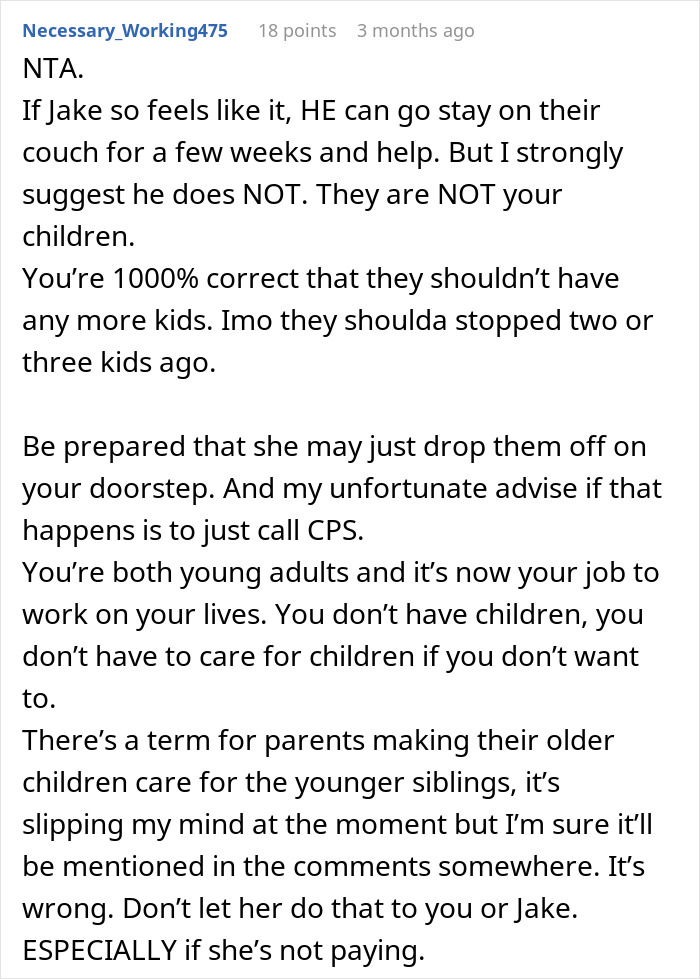 Teen Refuses To Become Boyfriend&rsquo;s Mom&rsquo;s Free Babysitter After She Has Her 10th Baby