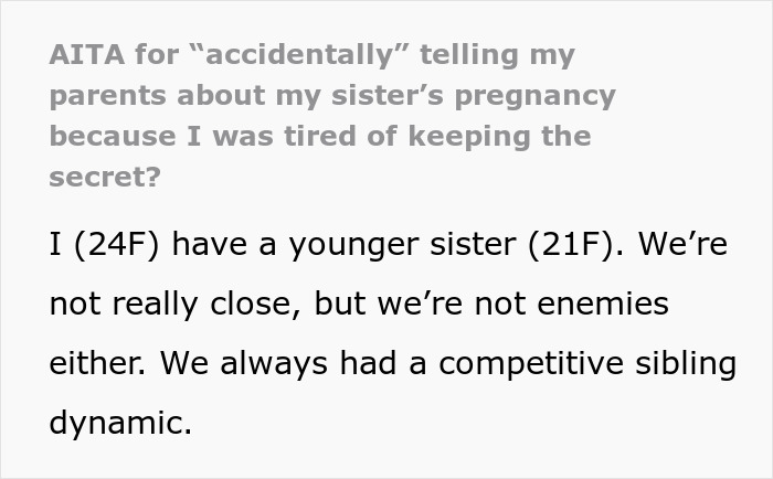 Woman Can’t Keep Her Sister’s Secret Anymore, Breaks Down After Mom Asks Her Directly Woman Can’t Keep Her Sister’s Secret Anymore, Breaks Down After Mom Asks Her Directly