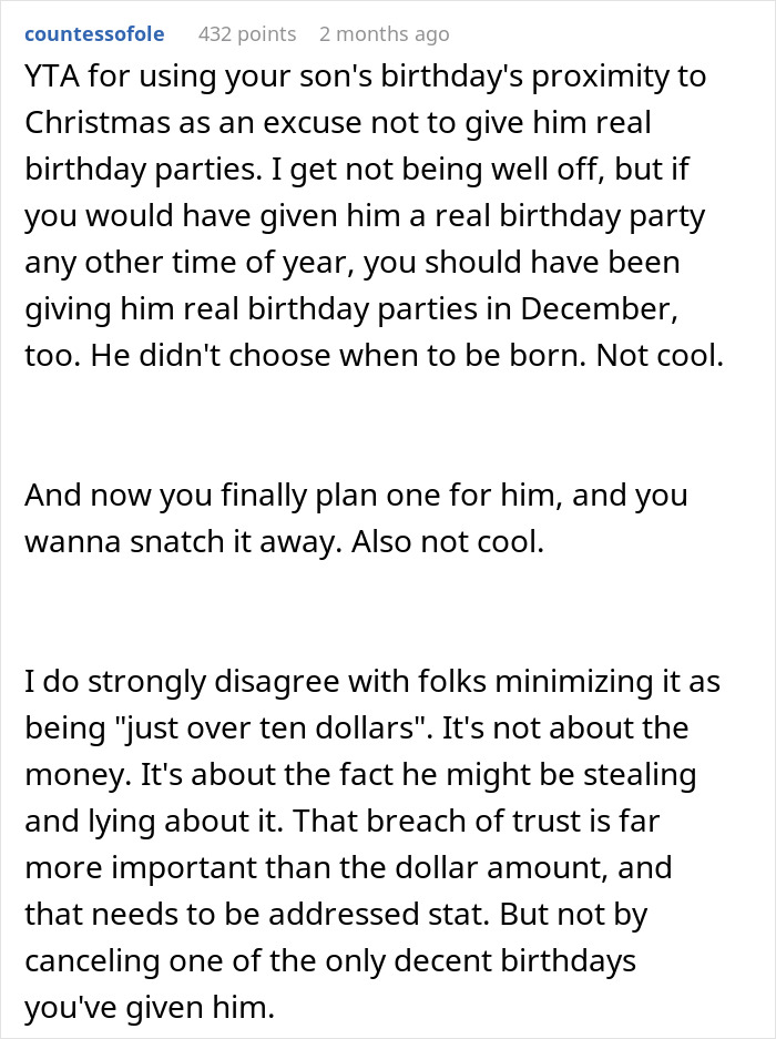 &ldquo;I Don’t Believe Him&rdquo;: Mom Cancels Son’s Birthday Party After Money Vanishes From Her Wallet