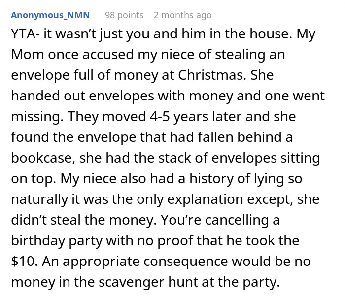 &ldquo;I Don’t Believe Him&rdquo;: Mom Cancels Son’s Birthday Party After Money Vanishes From Her Wallet