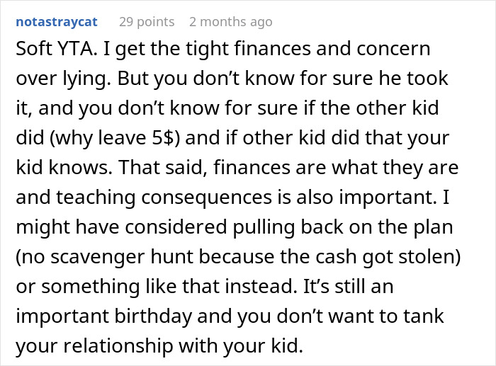 &ldquo;I Don’t Believe Him&rdquo;: Mom Cancels Son’s Birthday Party After Money Vanishes From Her Wallet