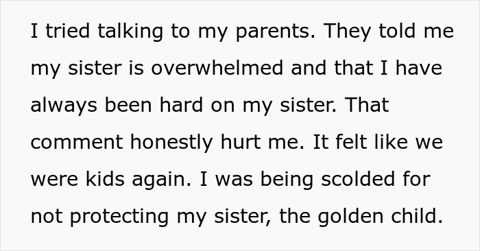 Golden Child Grows Up To Be A Neglectful Mom, Parents Still Defend Her When Ignored Sis Calls CPS