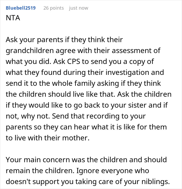 Golden Child Grows Up To Be A Neglectful Mom, Parents Still Defend Her When Ignored Sis Calls CPS