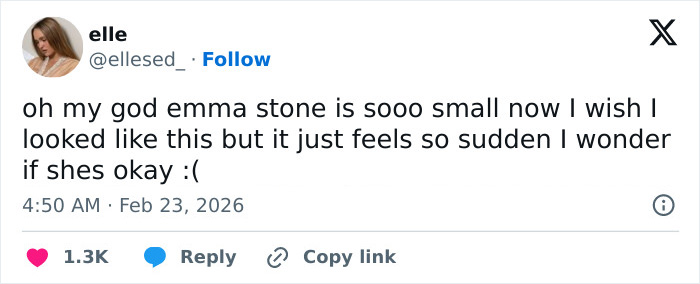 “She Looks Cadaverous”: Emma Stone’s Appearance At The 2026 BAFTAs Sparks Major Concerns