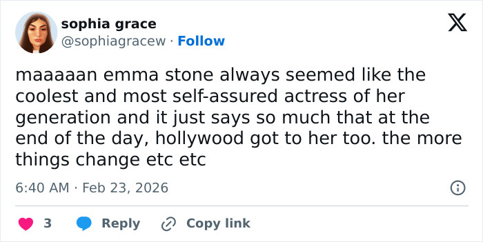 “She Looks Cadaverous”: Emma Stone’s Appearance At The 2026 BAFTAs Sparks Major Concerns