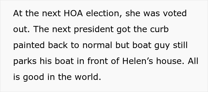 Power-Hungry HOA President Cuts Parking Spots, Neighborhood Hero Hits Back With Karma And A Boat
