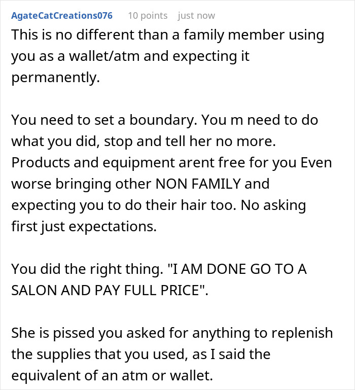 Entitled Lady Thinks She Can Get Free Hairstyles For Life, Trashes Cousin After She Charges $30 Entitled Lady Thinks She Can Get Free Hairstyles For Life, Trashes Cousin After She Charges $30