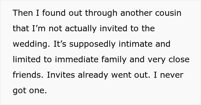 Uninvited Guest Expected To Fund Wedding, Called Stingy For Not Paying Thousands For Cousin&rsquo;s Event
