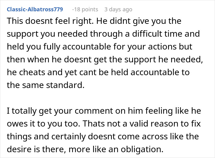 Internet Gives Woman A Reality Check After She Complains About Cheating Husband And Fair Therapist Internet Gives Woman A Reality Check After She Complains About Cheating Husband And Fair Therapist