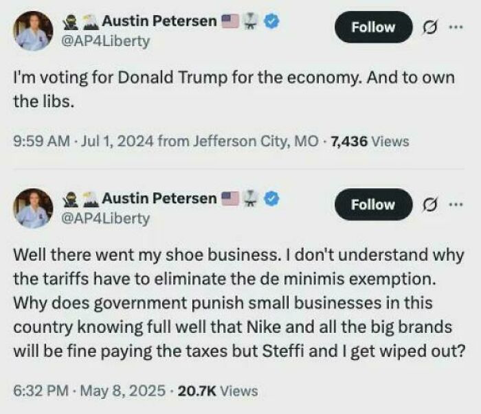 47 People Who Supported The Wrong Side And Were Surprised It Had Consequences (New Pics) 47 People Who Supported The Wrong Side And Were Surprised It Had Consequences (New Pics)