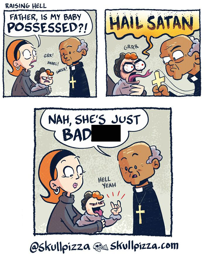 28 New “Skull Pizza” Comics That Mix Pop Culture, Monsters, And Deadpan Jokes 28 New “Skull Pizza” Comics That Mix Pop Culture, Monsters, And Deadpan Jokes