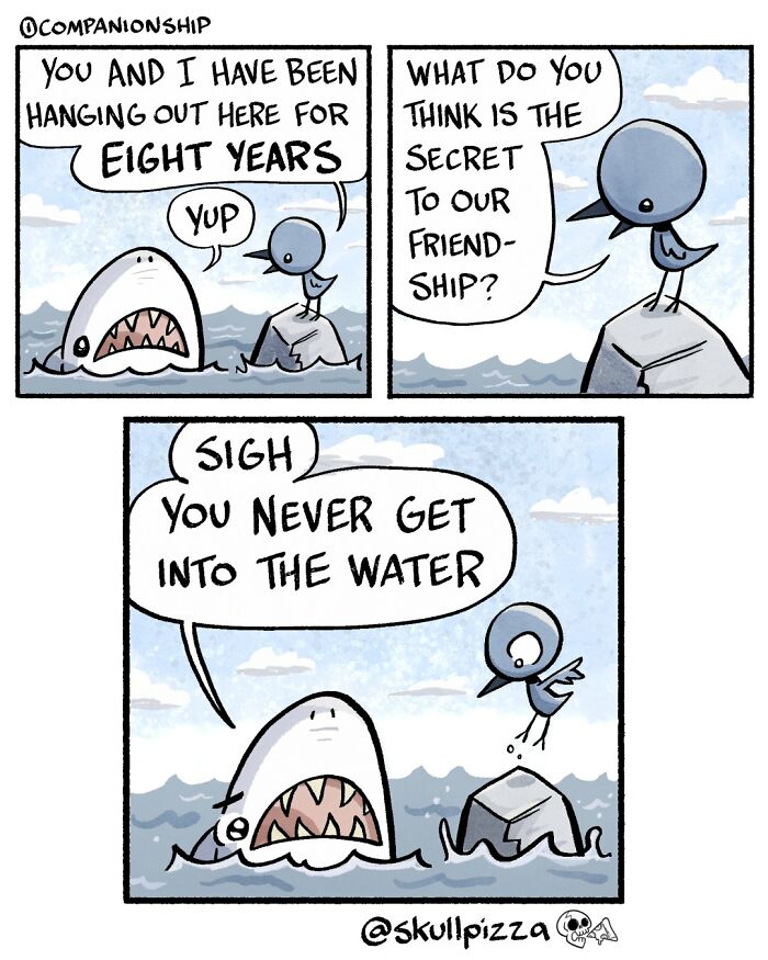 28 New “Skull Pizza” Comics That Mix Pop Culture, Monsters, And Deadpan Jokes 28 New “Skull Pizza” Comics That Mix Pop Culture, Monsters, And Deadpan Jokes