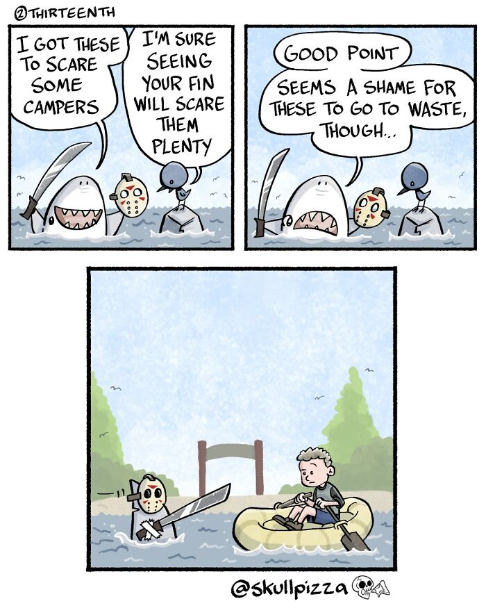 28 New “Skull Pizza” Comics That Mix Pop Culture, Monsters, And Deadpan Jokes 28 New “Skull Pizza” Comics That Mix Pop Culture, Monsters, And Deadpan Jokes