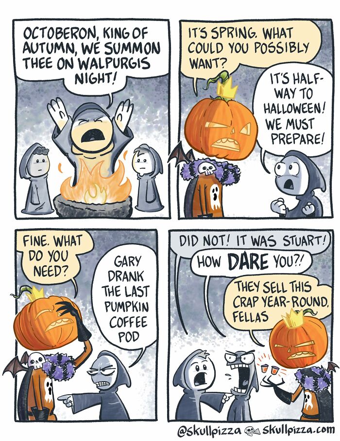 28 New “Skull Pizza” Comics That Mix Pop Culture, Monsters, And Deadpan Jokes 28 New “Skull Pizza” Comics That Mix Pop Culture, Monsters, And Deadpan Jokes