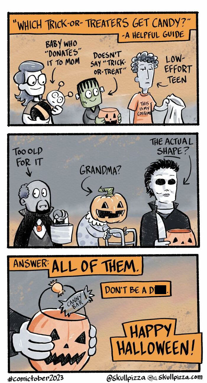 28 New “Skull Pizza” Comics That Mix Pop Culture, Monsters, And Deadpan Jokes 28 New “Skull Pizza” Comics That Mix Pop Culture, Monsters, And Deadpan Jokes