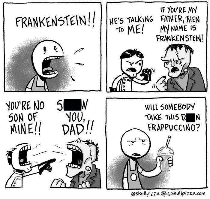 28 New “Skull Pizza” Comics That Mix Pop Culture, Monsters, And Deadpan Jokes 28 New “Skull Pizza” Comics That Mix Pop Culture, Monsters, And Deadpan Jokes