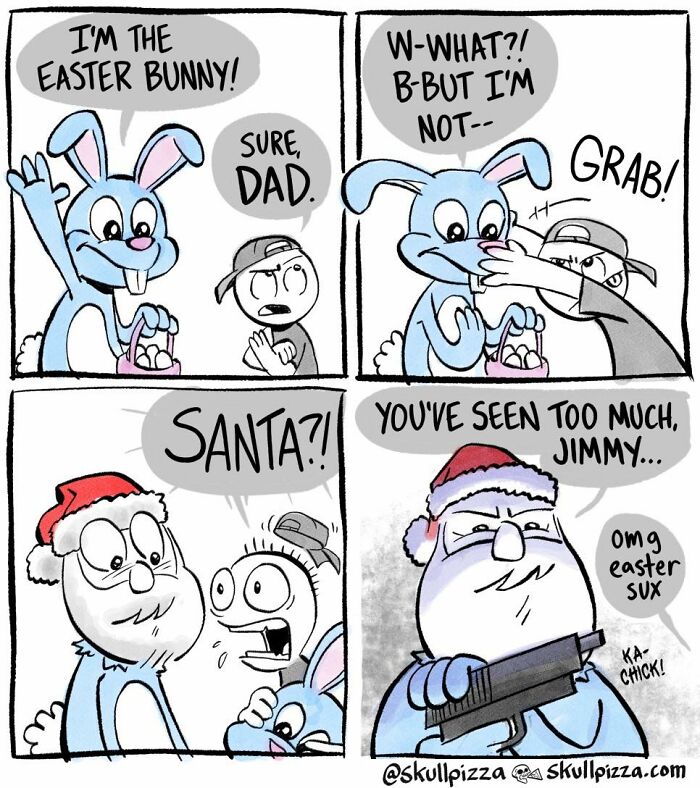 28 New “Skull Pizza” Comics That Mix Pop Culture, Monsters, And Deadpan Jokes 28 New “Skull Pizza” Comics That Mix Pop Culture, Monsters, And Deadpan Jokes