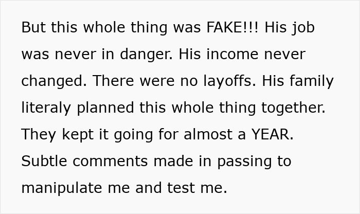 Woman Thought She Was Supporting Her Partner, Turns Out She Was Being Tested As A Gold Digger
