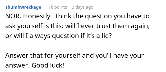 Woman Thought She Was Supporting Her Partner, Turns Out She Was Being Tested As A Gold Digger