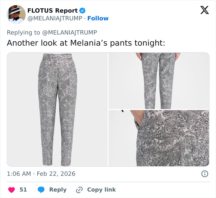 &ldquo;It&rsquo;s Inappropriate&rdquo;: Melania Trump&rsquo;s Governors Dinner Outfit Sparks Fierce Backlash