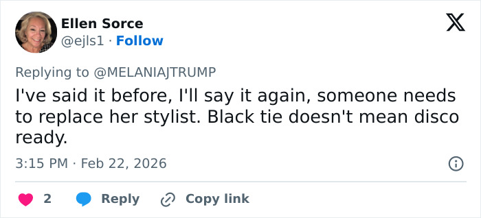 &ldquo;It&rsquo;s Inappropriate&rdquo;: Melania Trump&rsquo;s Governors Dinner Outfit Sparks Fierce Backlash