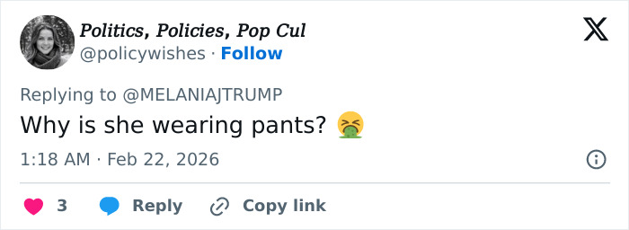 &ldquo;It&rsquo;s Inappropriate&rdquo;: Melania Trump&rsquo;s Governors Dinner Outfit Sparks Fierce Backlash