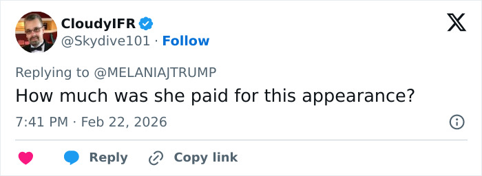 &ldquo;It&rsquo;s Inappropriate&rdquo;: Melania Trump&rsquo;s Governors Dinner Outfit Sparks Fierce Backlash