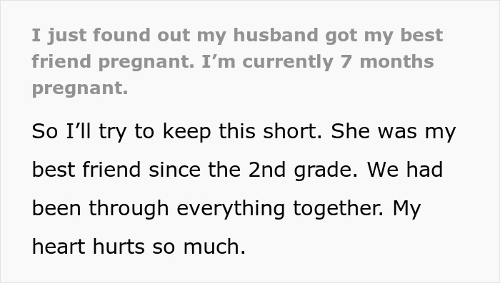 Pregnant Woman’s Life Turns Upside Down After An Unimaginable Betrayal From Her Husband And Best Friend Pregnant Woman’s Life Turns Upside Down After An Unimaginable Betrayal From Her Husband And Best Friend