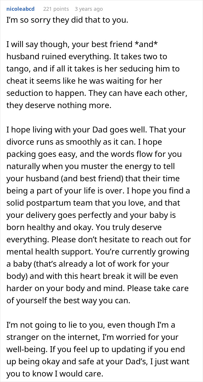 Pregnant Woman’s Life Turns Upside Down After An Unimaginable Betrayal From Her Husband And Best Friend Pregnant Woman’s Life Turns Upside Down After An Unimaginable Betrayal From Her Husband And Best Friend