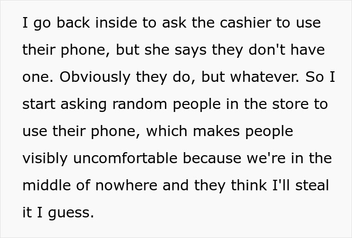 GF Goes To Toilet During Roadtrip, Doesn’t Know Whether To Cry Or Laugh When BF Drives Away GF Goes To Toilet During Roadtrip, Doesn’t Know Whether To Cry Or Laugh When BF Drives Away