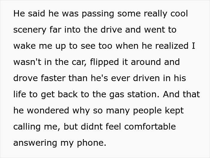 GF Goes To Toilet During Roadtrip, Doesn’t Know Whether To Cry Or Laugh When BF Drives Away GF Goes To Toilet During Roadtrip, Doesn’t Know Whether To Cry Or Laugh When BF Drives Away