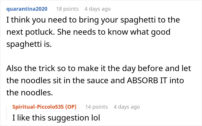 Woman Pushes Back When MIL Claims She Knows Husband Better, A Simple Pasta Question Ends It