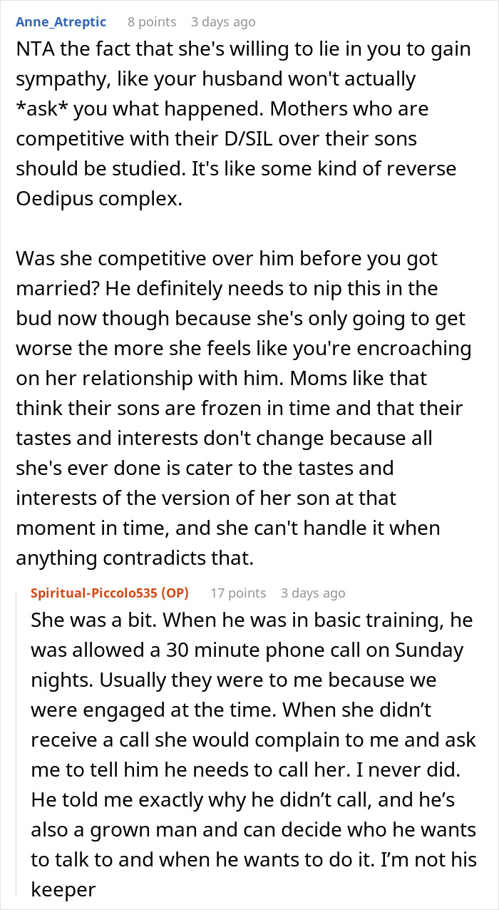 Woman Pushes Back When MIL Claims She Knows Husband Better, A Simple Pasta Question Ends It