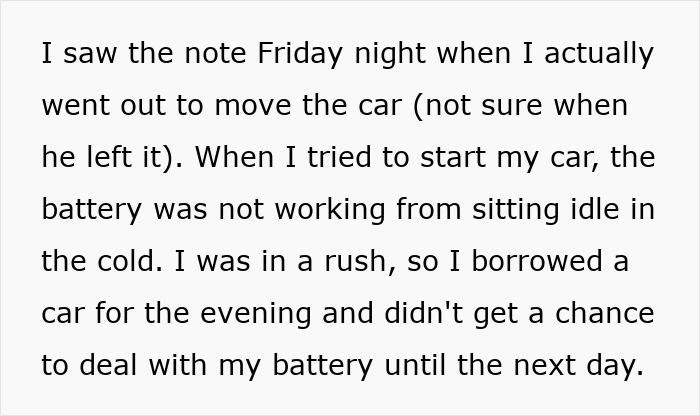 Entitled Guy Thinks He Can Snag A Snow-Free Parking Spot, Mad As Neighbor Won&rsquo;t Move His Car For Him