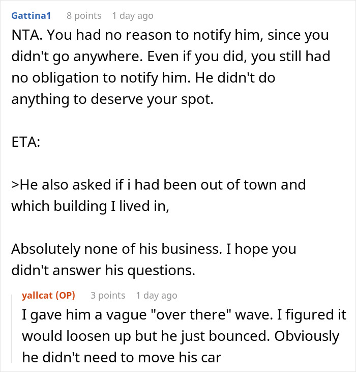 Entitled Guy Thinks He Can Snag A Snow-Free Parking Spot, Mad As Neighbor Won&rsquo;t Move His Car For Him