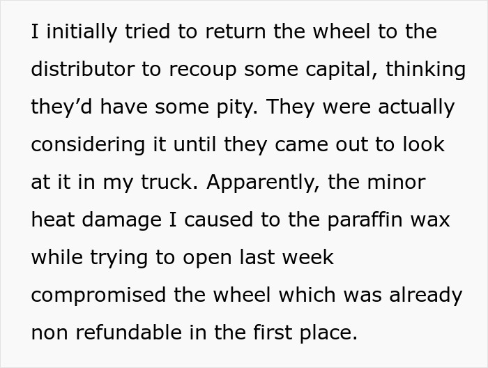 Impulsive Guy Buys $13k Cheese Wheel As “Investment,” Ends Up With An Eviction Notice And A Break Up Impulsive Guy Buys $13k Cheese Wheel As “Investment,” Ends Up With An Eviction Notice And A Break Up
