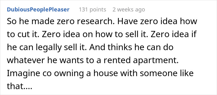 Impulsive Guy Buys $13k Cheese Wheel As “Investment,” Ends Up With An Eviction Notice And A Break Up Impulsive Guy Buys $13k Cheese Wheel As “Investment,” Ends Up With An Eviction Notice And A Break Up