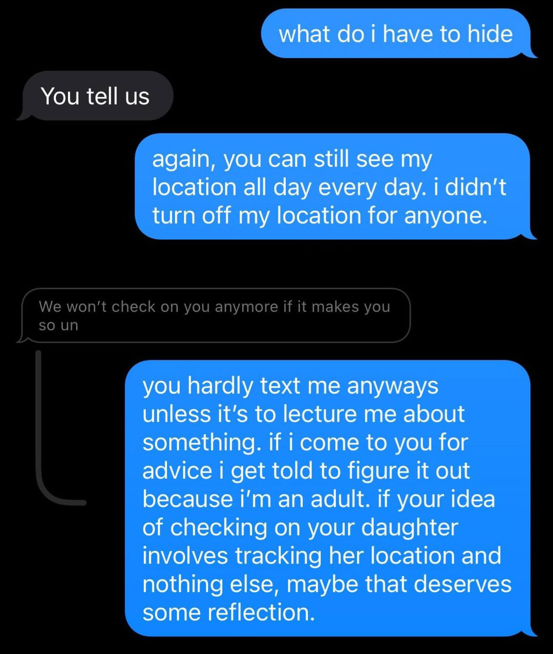 Mom Scolds 20YO For &ldquo;Turning Off&rdquo; Her Location, Daughter Just Snaps Over It Being Her Only Concern