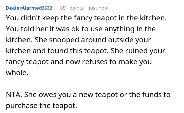 Pet-Sitting Friend Gets Too Comfy, Ruins Woman&rsquo;s $500 Yixing Teapot, Gets Told To Replace It