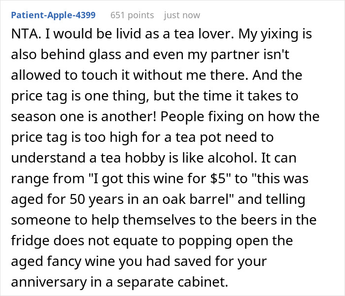 Pet-Sitting Friend Gets Too Comfy, Ruins Woman&rsquo;s $500 Yixing Teapot, Gets Told To Replace It
