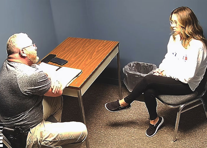 Newly Released Video Shows School Employee Breaking Down During Confession After Being Caught By Husband In Disturbing Act Newly Released Video Shows School Employee Breaking Down During Confession After Being Caught By Husband In Disturbing Act