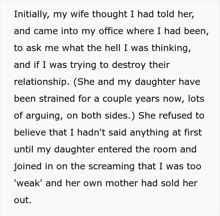 “You’re Too Weak”: Daughter Pushes Father To Leave His Wife After Learning About Her Affair “You’re Too Weak”: Daughter Pushes Father To Leave His Wife After Learning About Her Affair