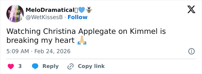 Christina Applegate Gives Heartbreaking Update On Her Battle With Multiple Sclerosis